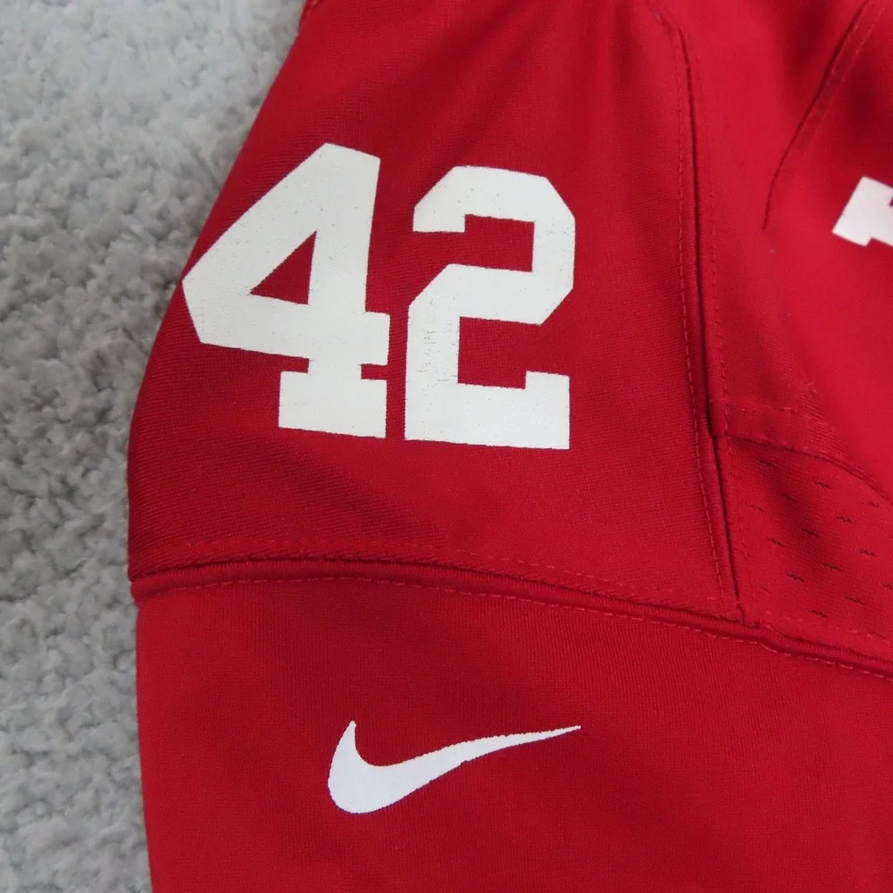 Nike San Francisco 49ers Ronnie Lott 42 Jersey Youth Small‎ Red Football NFL
